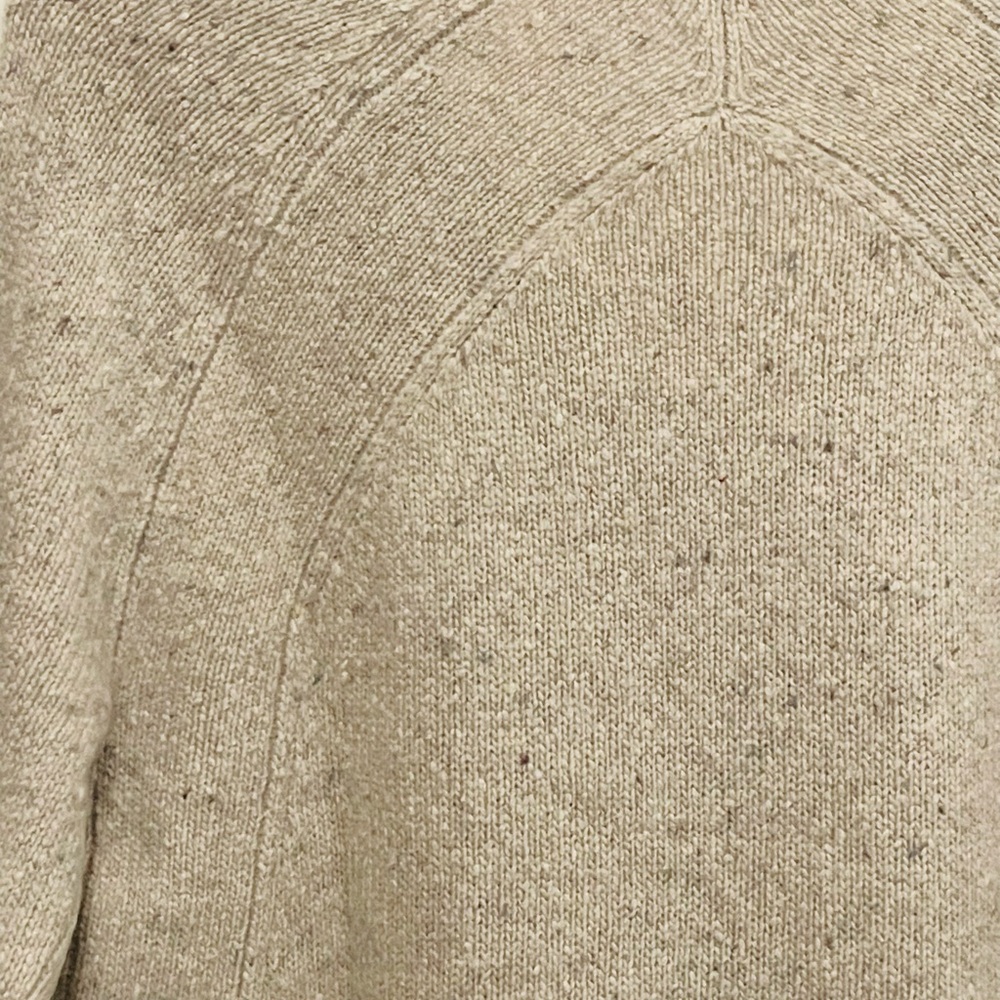 VINCE Panel Back Cashmere V-Neck Sweater - Buttermilk - Sz XS - Picture 7 of 9